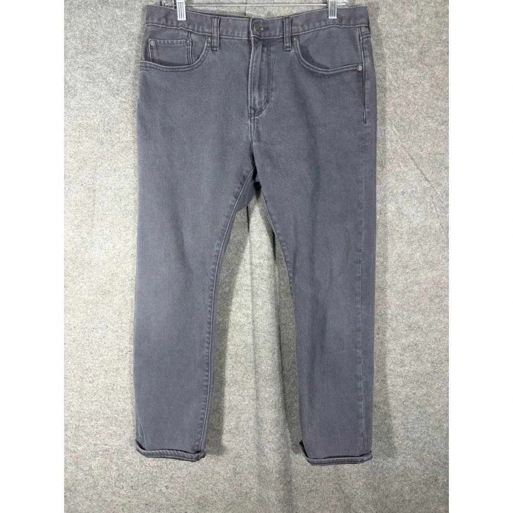 Banana Republic Premium Performance Jeans Mens 34x30 Gray Five-Pocket Pants‎